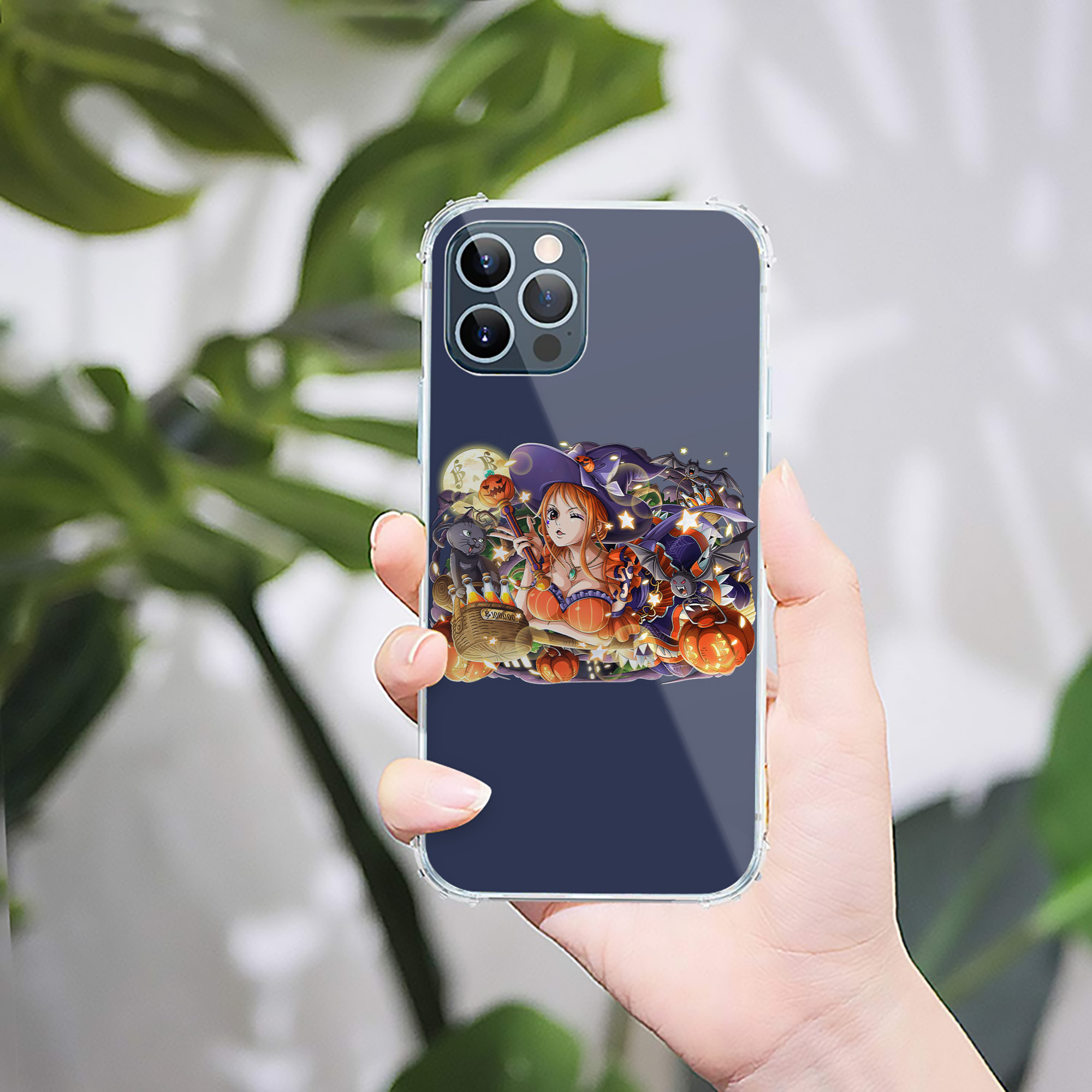 （画像用） ワンピース ナミ ONE PIECE Nami 【iPhone 12シリーズ対応】透明スマホケース（クリアソフトケース）